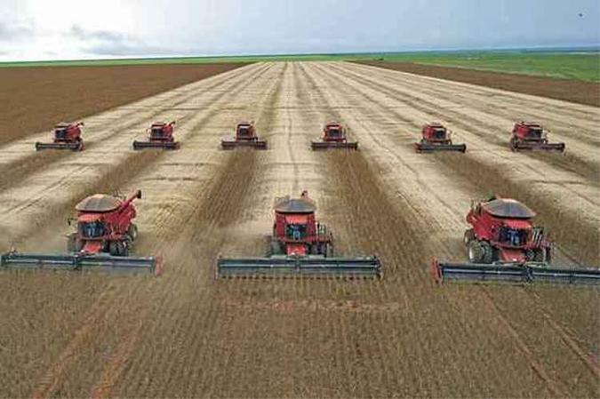 Faca de dois gumes para as lavouras, o câmbio na faixa de R$ 3,70 favorece as exportações, mas pressiona o custo com insumos importados(foto: Yasuyoshi/AFP - 18/2/14) Faca de dois gumes para as lavouras, o câmbio na faixa de R$ 3,70 favorece as exportações, mas pressiona o custo com insumos importados(foto: Yasuyoshi/AFP - 18/2/14)