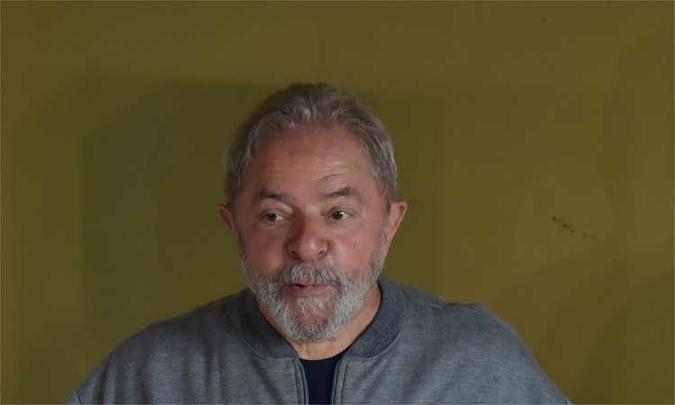 Ex-presidente Luiz Inácio Lula da Silva(foto: Nelson Almeida) Ex-presidente Luiz Inácio Lula da Silva(foto: Nelson Almeida)