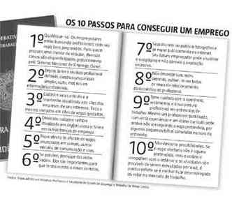 Confira 10 dicas para garantir seu emprego (clique para ampliar)