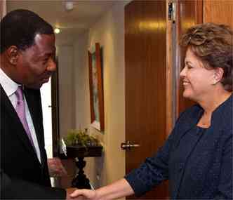 Presidente do Benin pede que Dilma assuma posio de liderana no Brics para ajudar frica(foto: Roberto Stuckert Filho/PR)