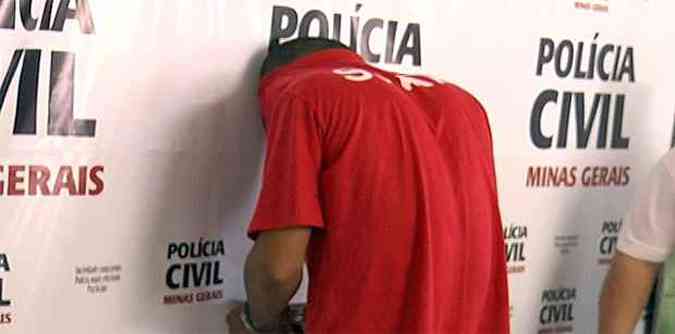 O homem foi preso em Itaguara, na Regio Central de Minas Gerais(foto: Reproduo/TV Alterosa)