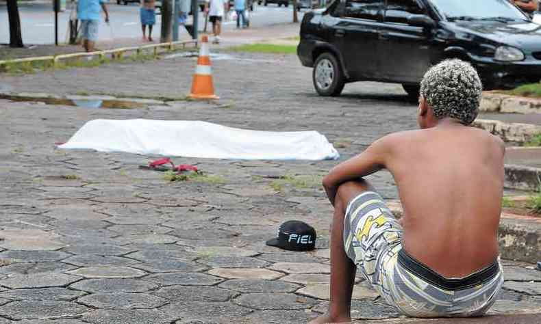 Local de assassinato de adolescente em BH: segundo o Unicef, Brasil tem a maior taxa absoluta do mundo de execues de menores de idade