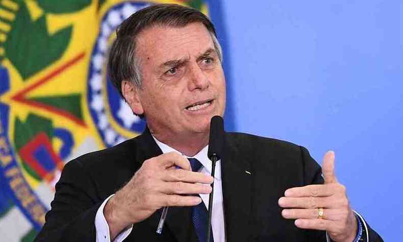 Bolsonaro volta a defender cloroquina e ivermectina no tratamento para COVID-19(foto: AFP)