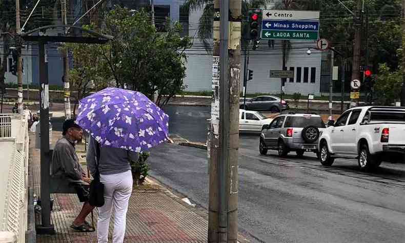 Chuva no Bairro Palmares(foto: Renata Neves/EM/DA Press)
