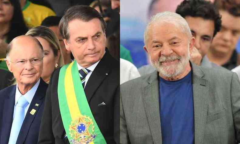Montagem: Edir Macedo e Bolsonaro x Lula