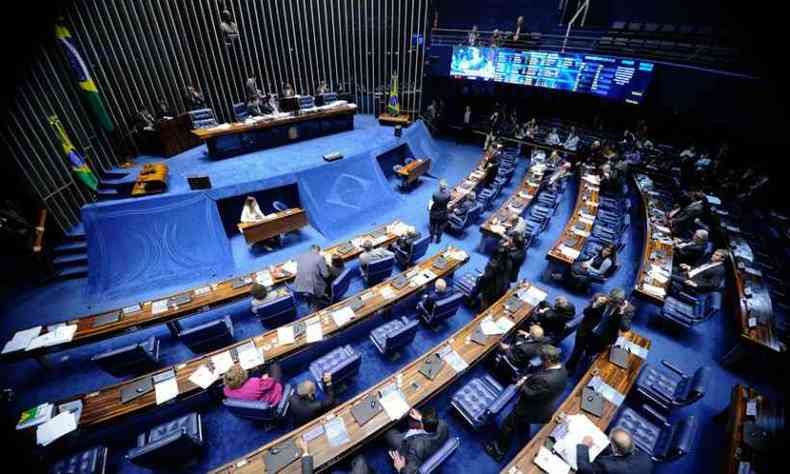 Parlamentares usaram presso de Temer e Bolsonaro para reduo de gastos pblicos como justificativa para que o projeto no seja votado(foto: Marcos Oliveira/Agncia Senado)