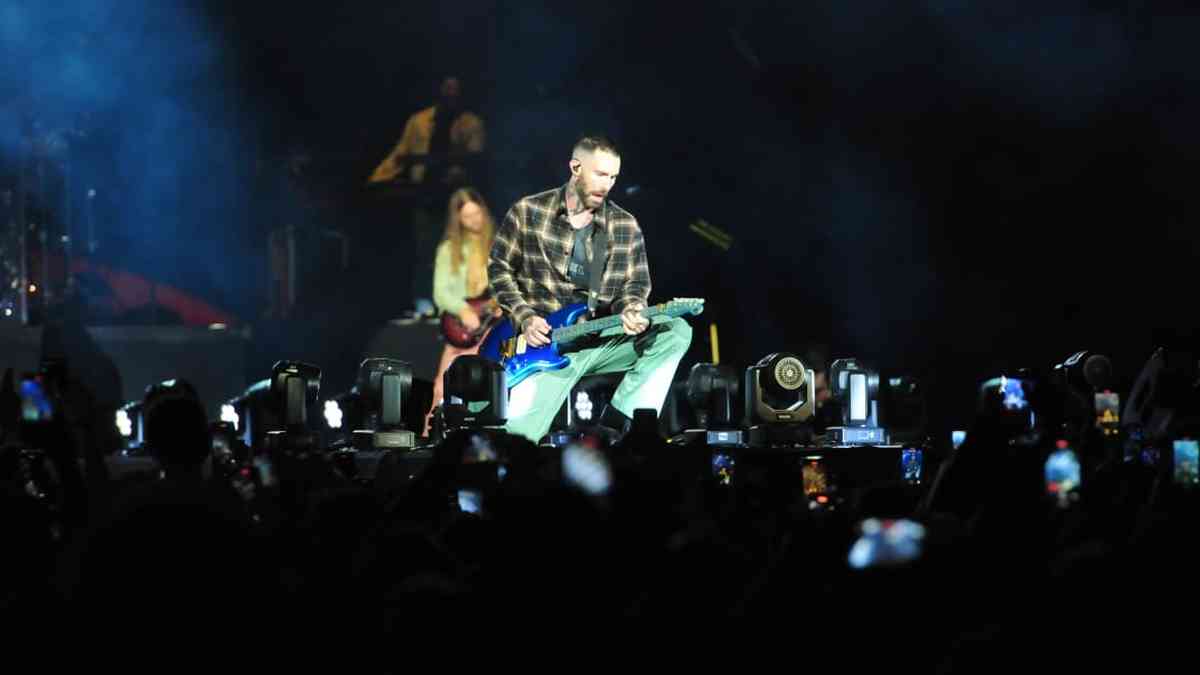 Maroon 5 performs at Arena MRV with more enthusiasm than at The Town – Cultura