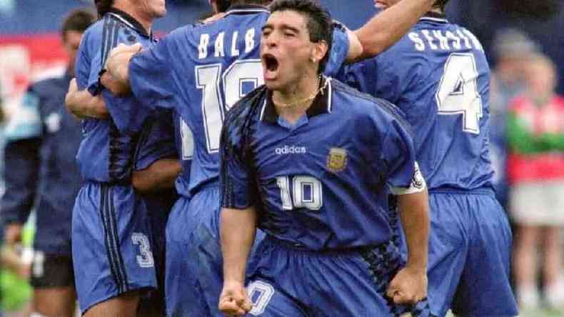 ltimo grito de gol com a camisa argentina(foto: Getty Images)
