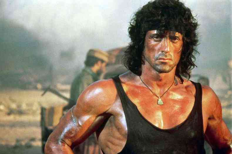 Soldado Rambo, personagem do cinema protagonizado pelo ator Sylvester Stallone(foto: Rambo/Reproduo)