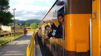 De 12 de julho at a primeira semana de agosto o trem vai circular com mais carros(foto: Cristina Horta/EM/D.A.Press)
