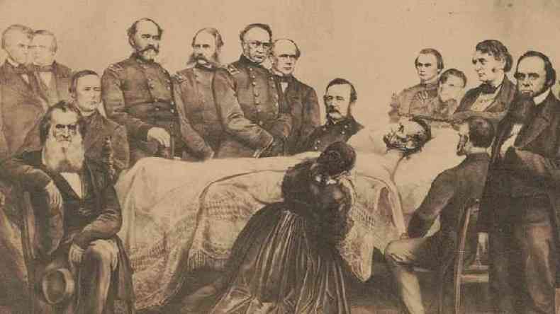 Segundo relatos da poca, nas horas seguintes ao atentado contra Lincoln, enquanto ele permanecia em coma, a primeira-dama teve 