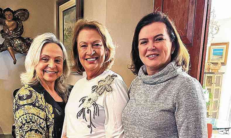 Angela Gutierrez, Cludia Mouro e Heloisa Azeredo