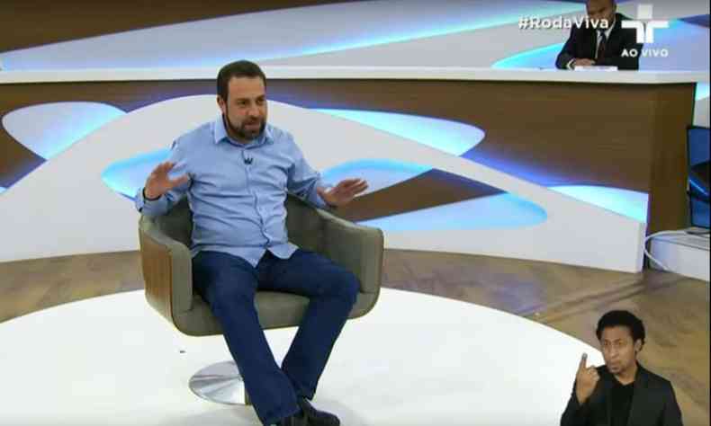 Guilherme Boulos no Roda Viva