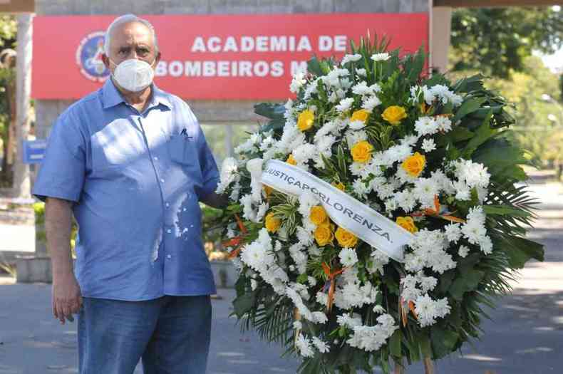 Marco Aurlio prestou homenagem  Lorenza Pinho(foto: Gladyston Rodrigues/EM/DA Press)