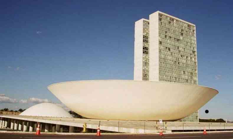 Imagem externa da Cmara dos Deputados em Braslia