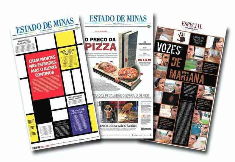 (foto: Capas sobre exposio de Mondrian e CPI da Petrobras e imagens de especial sobre Mariana foram premiadas)
