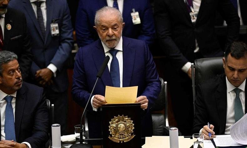 O presidente do Brasil Luiz In�cio Lula da Silva, do PT