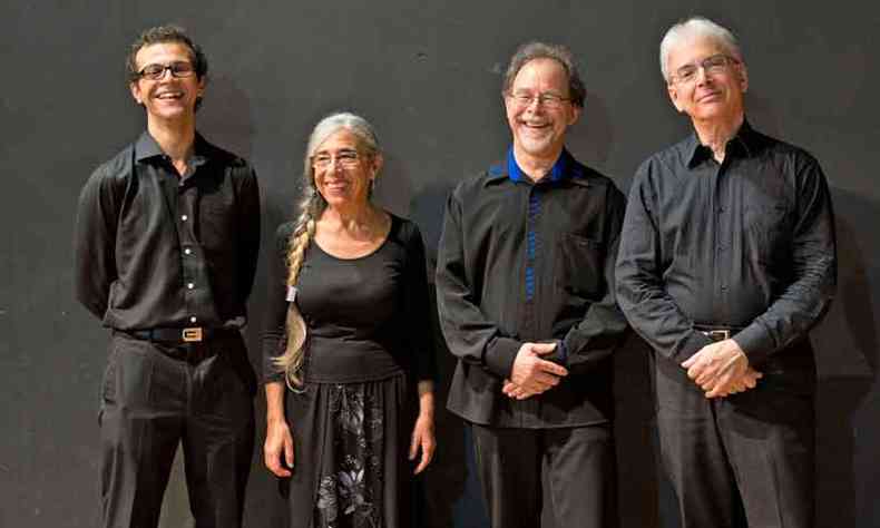 Os pioneiros Joo Carlos Ferreira, Mirta Herrera, Gtz Hartmann e Marcio Carneiro(foto: FEA/divulgao )