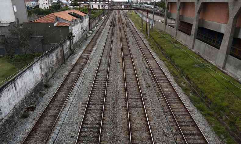 linha de trem em so paulo