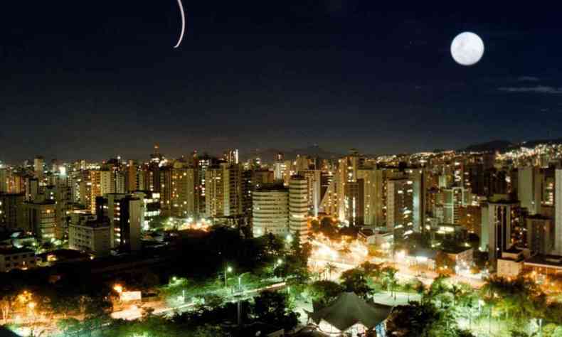 Superlua vista de Belo Hozironte 