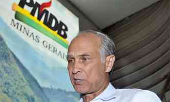 Vice Antnio Andrade est isolado dentro do partido em Minas(foto: Juarez Rodrigues/EM/D.A PRESS)