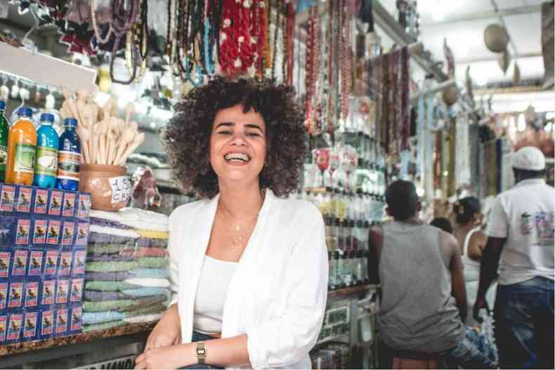 Co-fundadora da Vale do Dend, tala Herta valoriza a economia criativa de Salvador, cidade mais negra do pas(foto: Natalia Gomes/Divulgao)