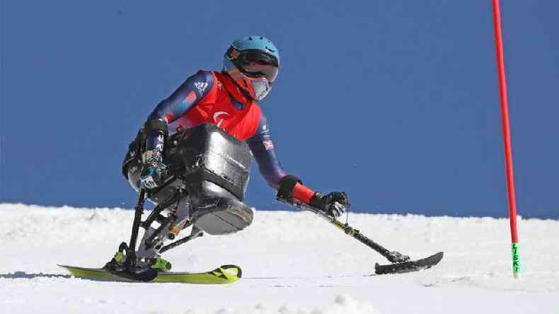 Shona Brownlee competindo nos jogos paralmpicos de 2022
