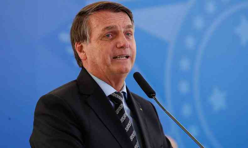 Bolsonaro no mencionou qualquer comentrio sobre deputado Daniel Silveira, um de seus apoiadores na Cmara(foto: Alan Santos/PR)