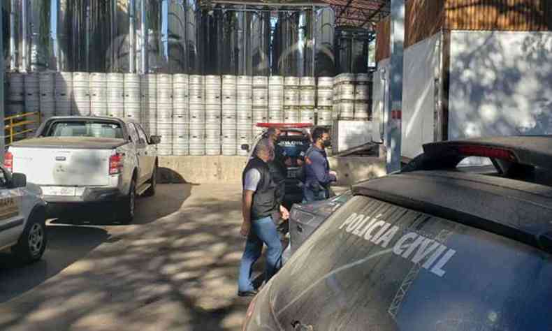 Autoridades buscam mais provas de que houve erro no processo de produo de cervejas(foto: Divulgao/Ministrio Pblico de Minas Gerais)