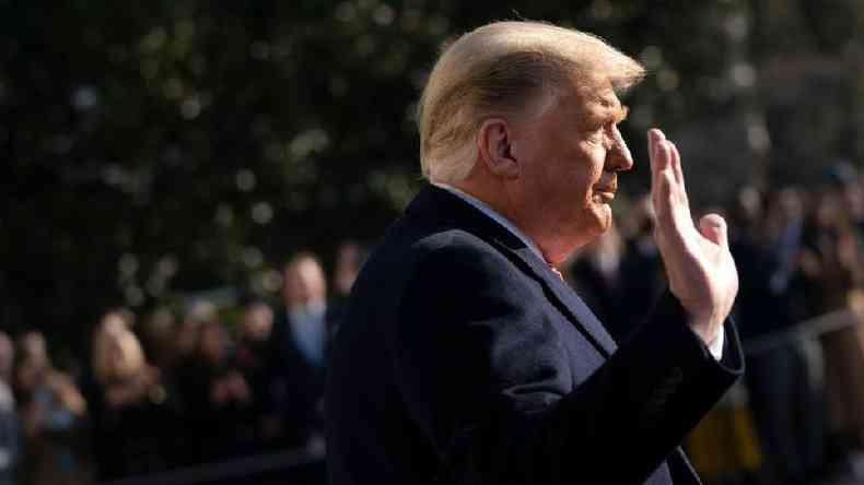 Trump entrou para a histria como o nico presidente dos EUA a enfrentar dois impeachments(foto: Getty Images)