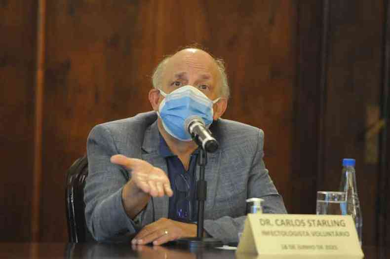 O infectologista Carlos Starling integra, junto a outros especialistas, o comit de enfrentamento  virose na capital mineira (foto: Tlio Santos/EM/D.A Press)