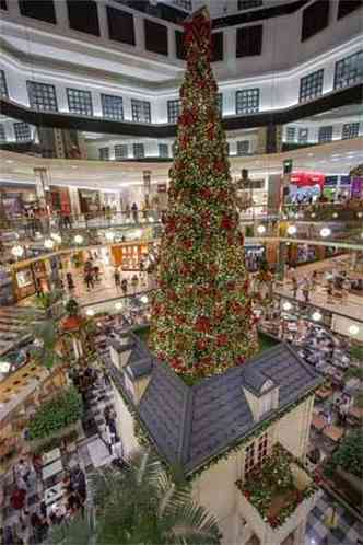 Nos shoppings da Grande BH, o investimento para o perodo natalino vai superar os R$ 7 milhes (foto: Diamond Mall/Divulgao)
