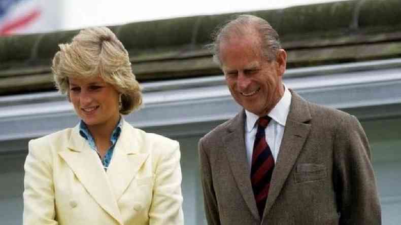 Philip foi uma fonte de apoio para Diana, de acordo com cartas trocadas pelos dois(foto: Rex Features)