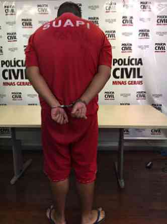 Homem confessou o crime, segundo a Polcia Civil(foto: Polcia Civil/Divulgao)