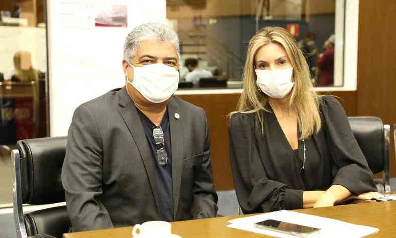 Professor Claudiney Dulim e Flávia Borja, vereadores de Belo Horizonte pelo Avante