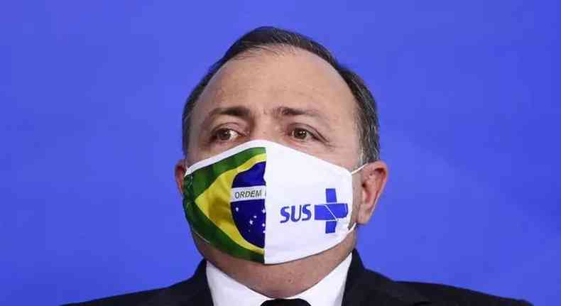 General Eduardo Pazuello tem sido criticado at mesmo por partidos que compem a base de sustentao do governo Bolsonaro(foto: Agncia Brasil)