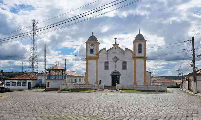 A Igreja Nossa Senhora de Nazar, onde o lder da Sedio de Vila Rica, Filipe dos Santos, foi preso antes de ser levado para a morte.(foto: TLIO SANTOS/EM/D.A PRESS)