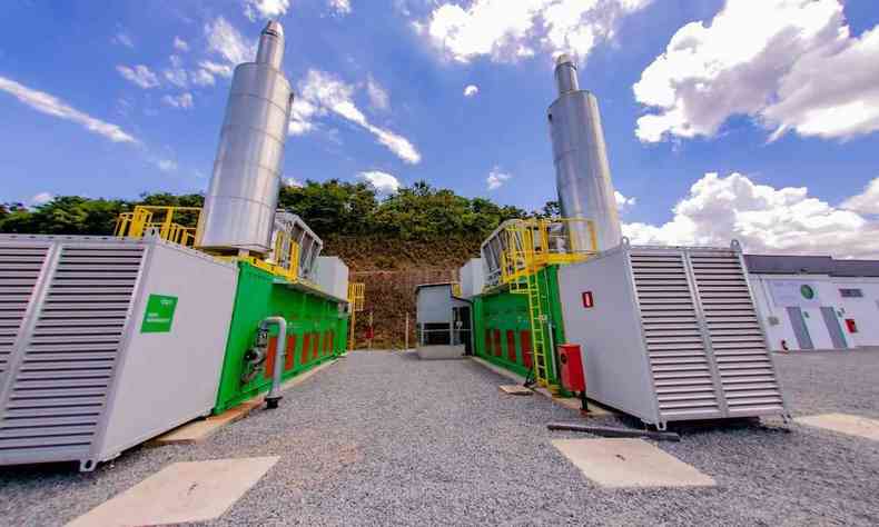 Usina de biogs da Asja, em parceria com a Metha Energia