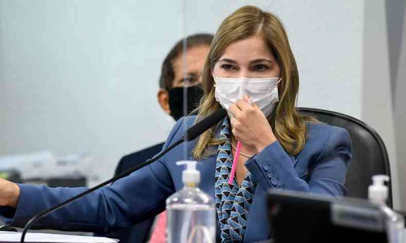 Mayra se negou a avaliar atitudes de Bolsonaro contra o isolamento social(foto: Jefferson Rudy/Agncia Senado)