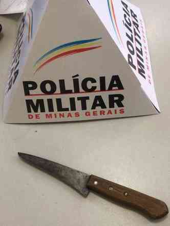 Arma apreendida (foto: Polcia Militar/Divulgao)