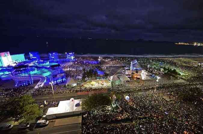 Organizao da JMJ estima que evento tenha a participao de 1,5 milho de pessoas(foto: CHRISTOPHE SIMON / AFP)