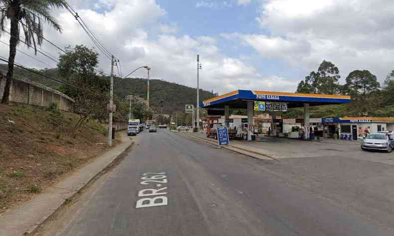 Adolescente foi localizado em estrada que d acesso a Caet(foto: Reproduo/Google Street View)