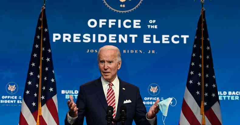 Projeo de Biden para a economia  gerar estmulos que levem  criao de trs milhes de empregos (foto: ROBERTO SCHMIDT/AFP)