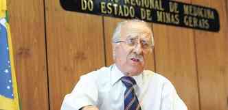 JOO BATISTA GOMES SOARES, presidente do Conselho Regional de Medicina de Minas Gerais(foto: JOO MIRANDA/ESP. EM/D.A PRESS)