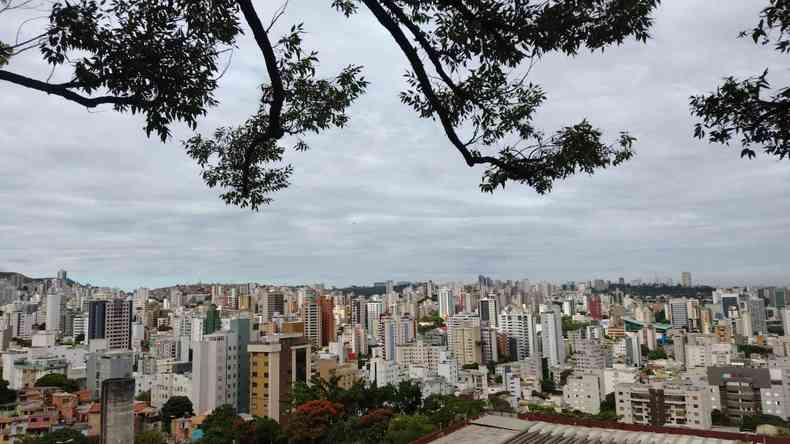 Foto de paisagem com cu parcialmente nublado