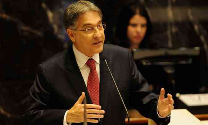 Pimentel enviou nessa segunda  Assembleia sua proposta de reforma administrativa (foto: Gladyston Rodrigues/EM/D.A Press)