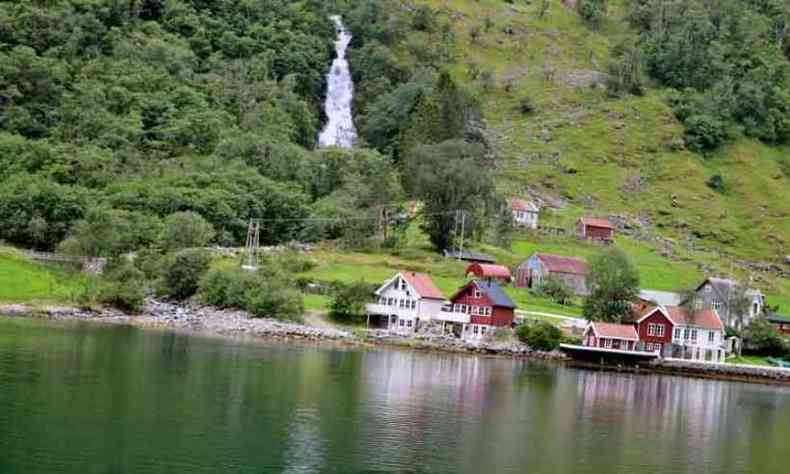 Bergen surpreende o visitante com paisagens encantadoras(foto: Teresa Caram/EM/D.A Press)