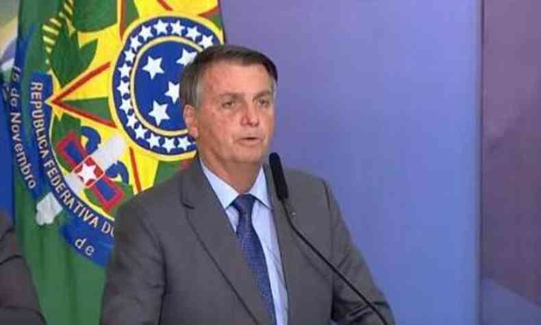 Bolsonaro diz que seu governo no tem 'mculas'(foto: Redes Sociais/Reproduo)