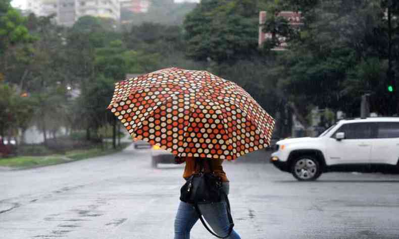 chuva em Belo Horizonte