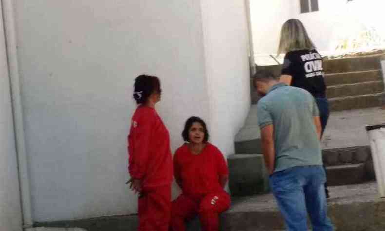Lilian White e Sandra Cristina foram presas por ligao com o sequestro em Bom Despacho(foto: Paulo Filgueiras/EM/D.A PRESS)